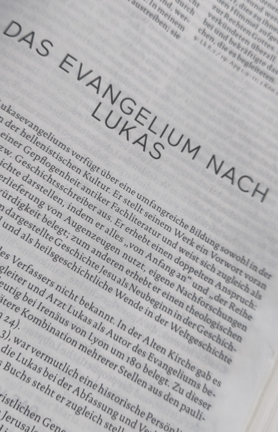 Bild: Lukas-Evangelium